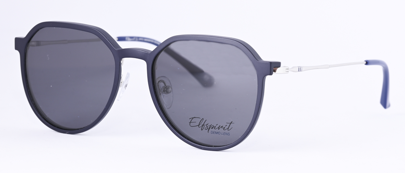 Elfspirit optical frame for women Polarized clipon full rim metal size 51-18-145