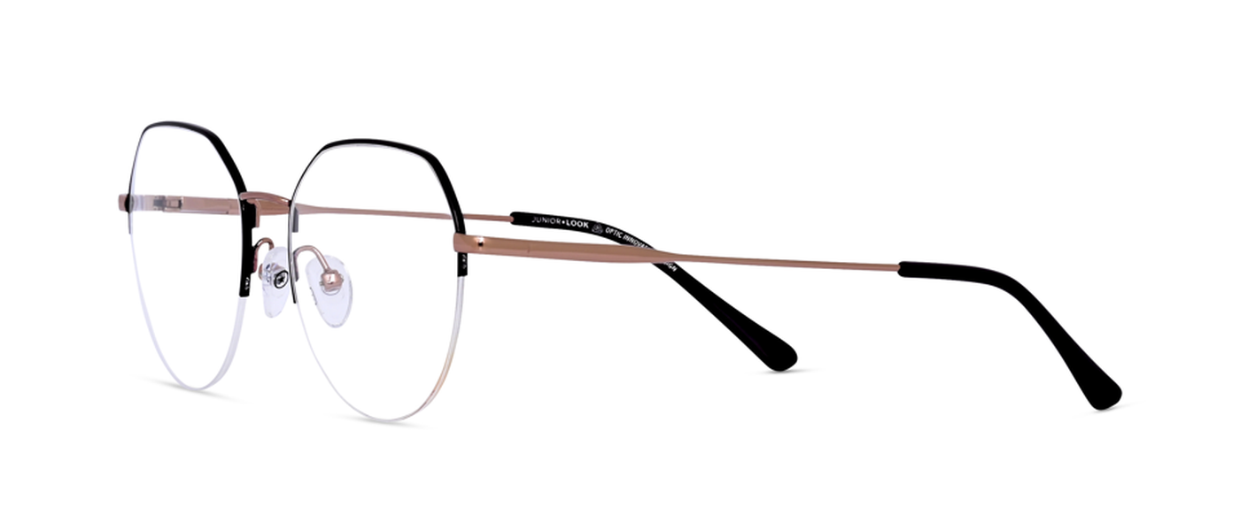 Elfspirit optical frame for women half rim metal size 51-18-135