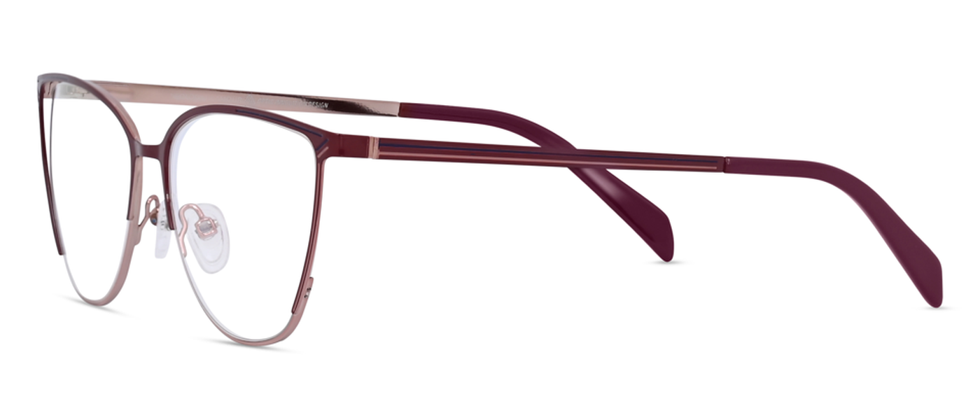 Elfspirit optical frame for women half rim metal size 53-16-135