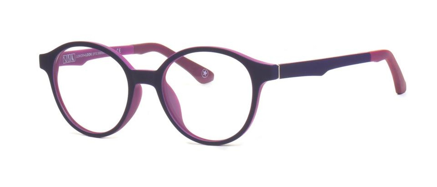 JuniorLook Optical Frame for girls full rim Polarized clipon TR90 size 45-17-125