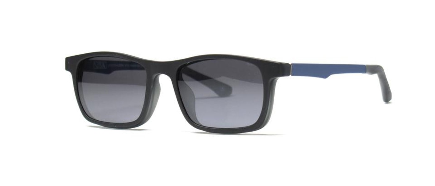 JuniorLook optical frame for boys full rim polarized clip-on TR90 size 49-17-125