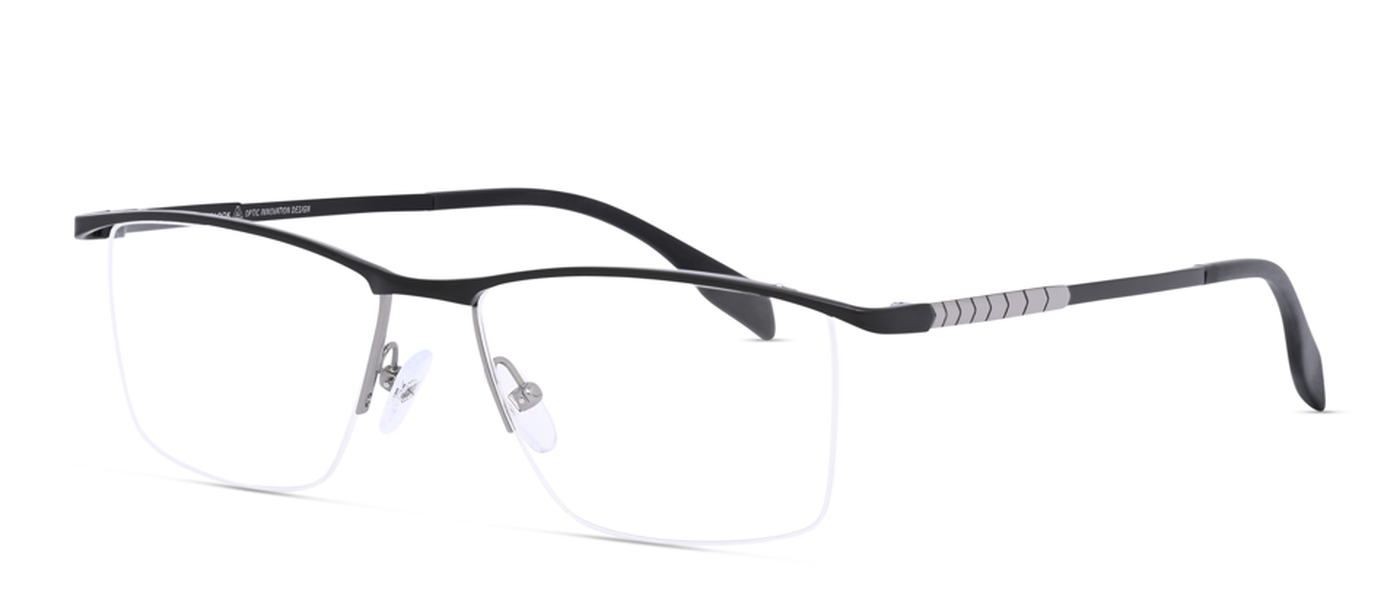 Elfspirit optical frame for men half rim titanium size 56-17-150