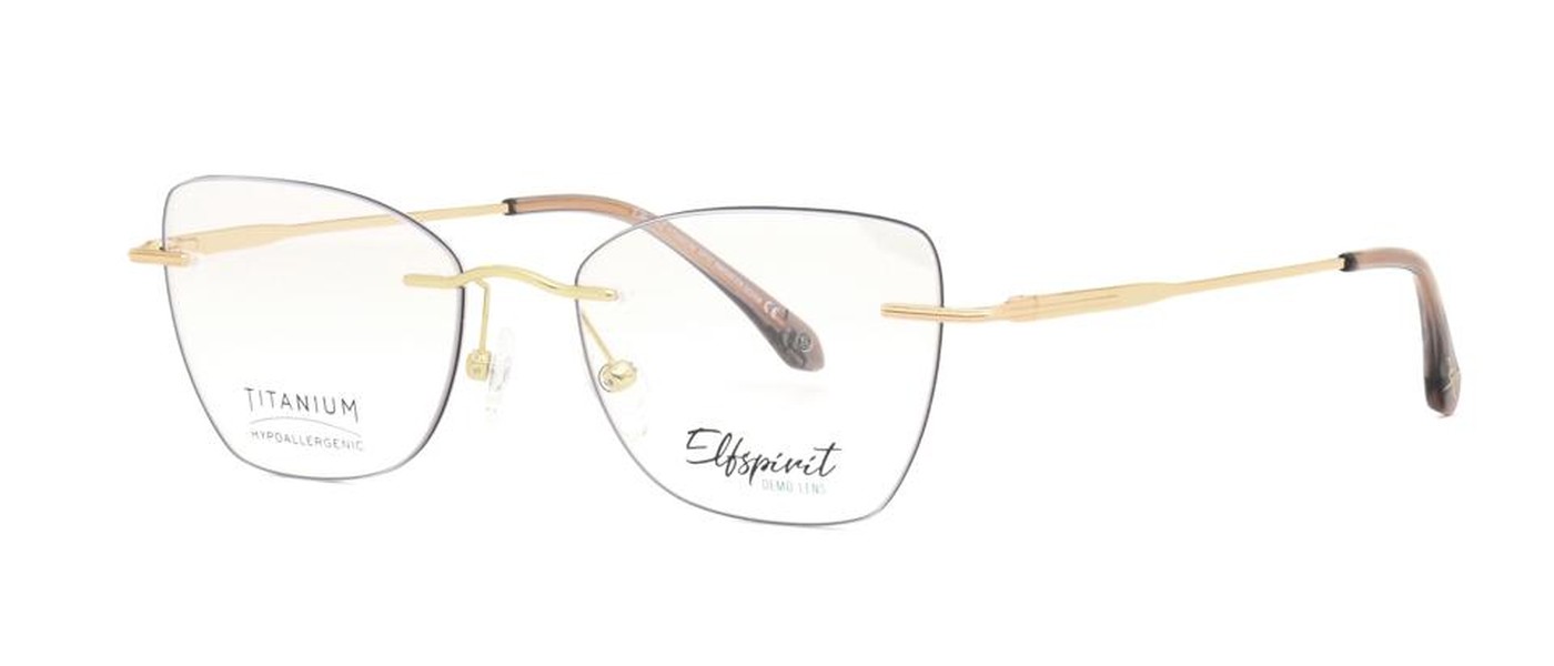 Elfspirit Optical Frame for women rimless titanium size 52-18-140