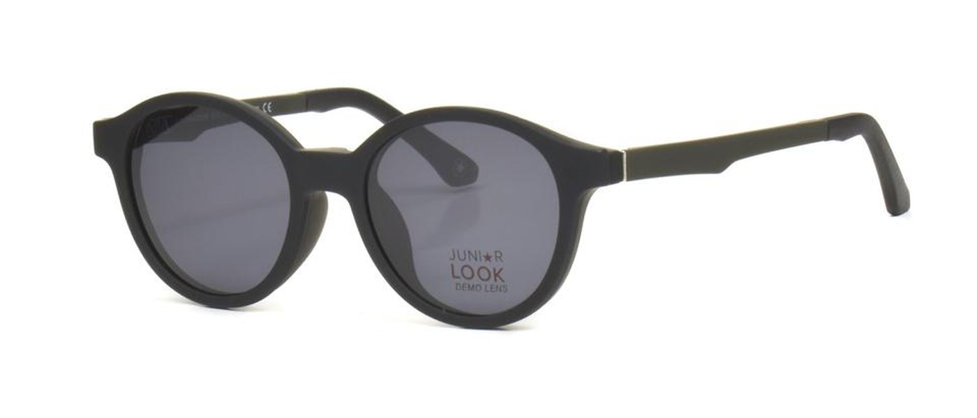 JuniorLook Optical Frame for girls full rim Polarized clipon TR90 size 45-17-125