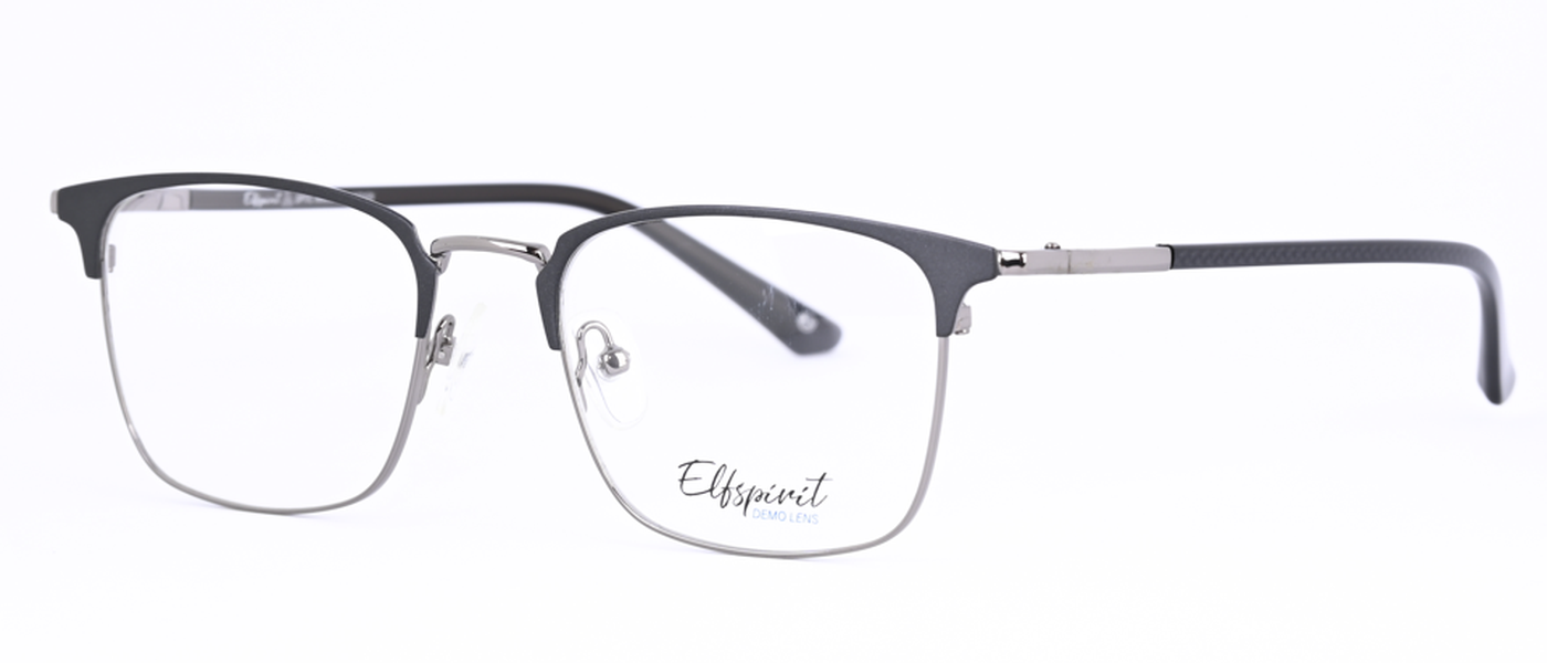 Elfspirit optical frame for men Polarized clipon full rim metal size 53-20-145