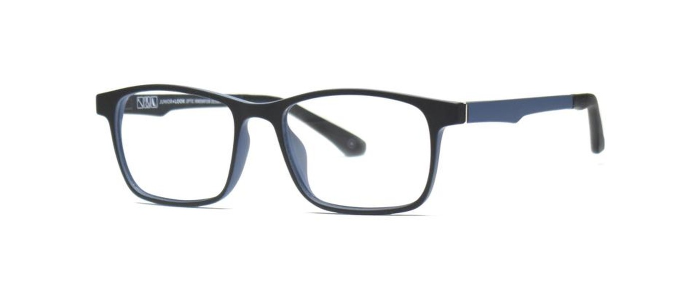 JuniorLook optical frame for boys full rim polarized clip-on TR90 size 49-17-125