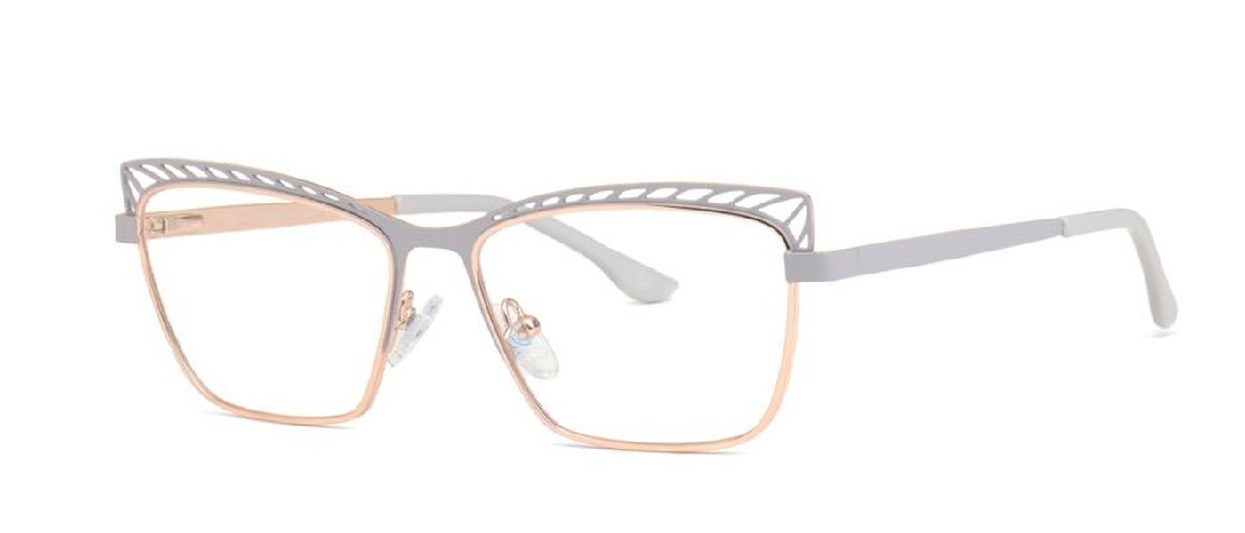 Genex optical frame for women full rim metal size 54-15-135