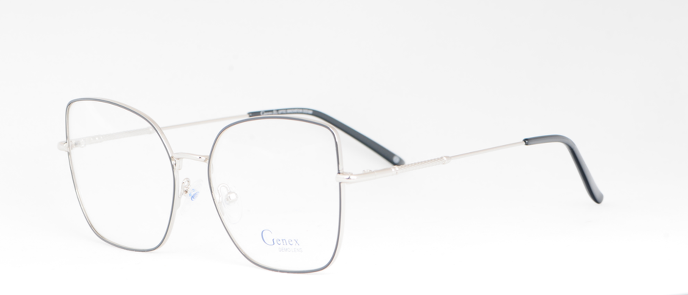 DISCONTINUED Genex optical frame for women full rim metal size 55-17-135