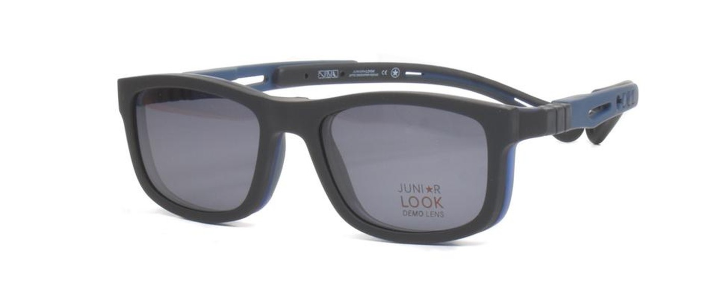 JuniorLook Optical Frame for boys full rim Polarized clipon TR90 size 45-15-130