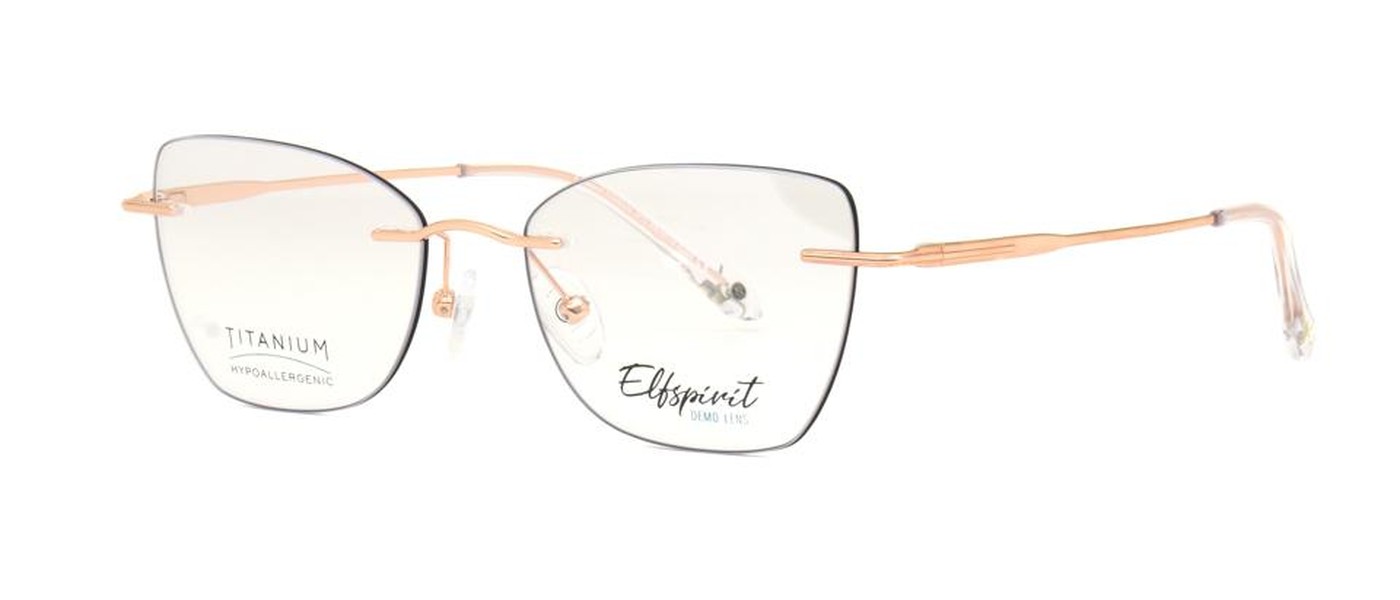 Elfspirit Optical Frame for women rimless titanium size 52-18-140