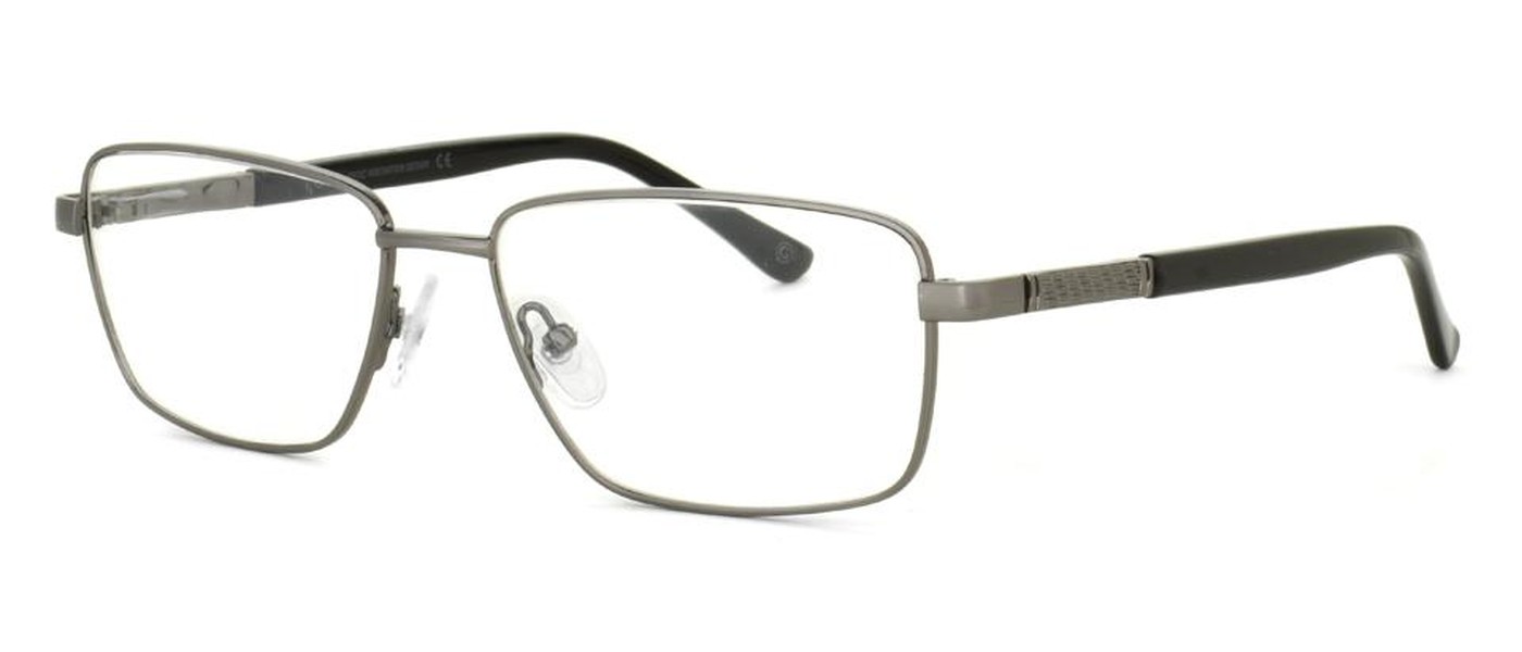 DISCONTINUED Genex optical frame for men full rim metal size 55-16-140