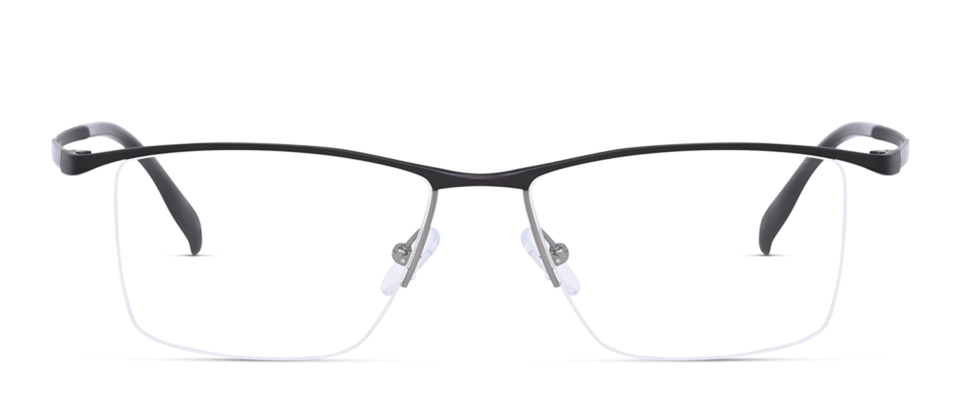 Elfspirit optical frame for men half rim titanium size 56-17-150