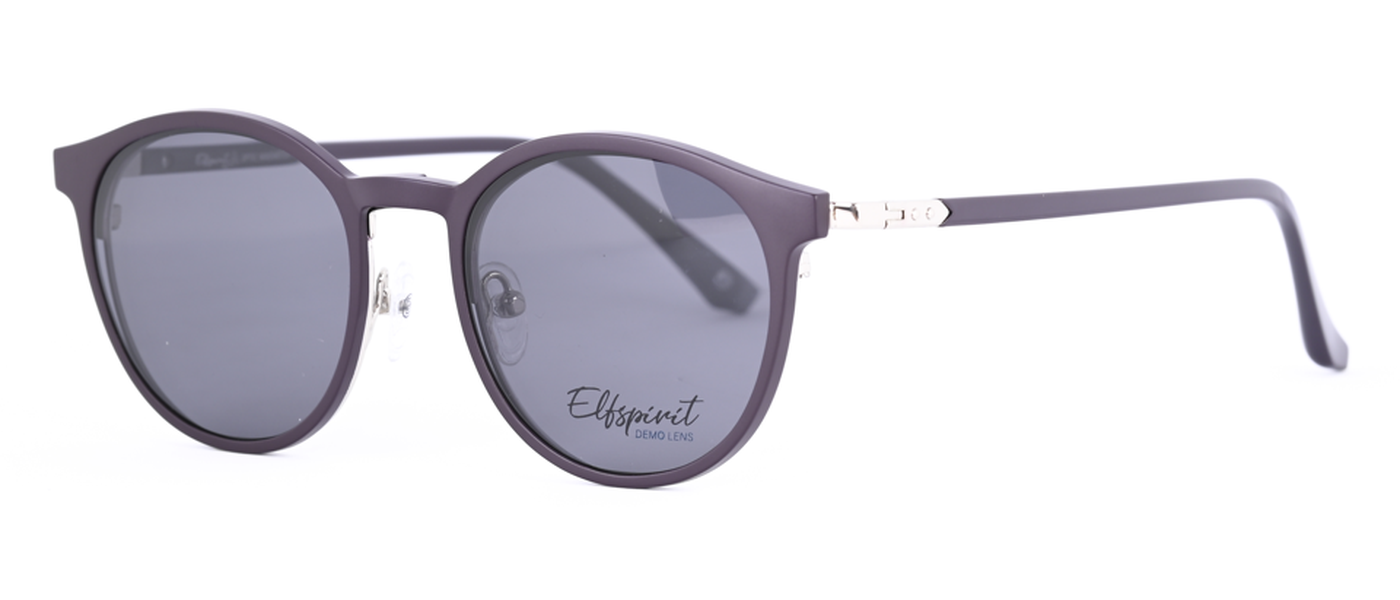 Final SALE Elfspirit optical frame for women Polarized clipon full rim metal size 49-19-143