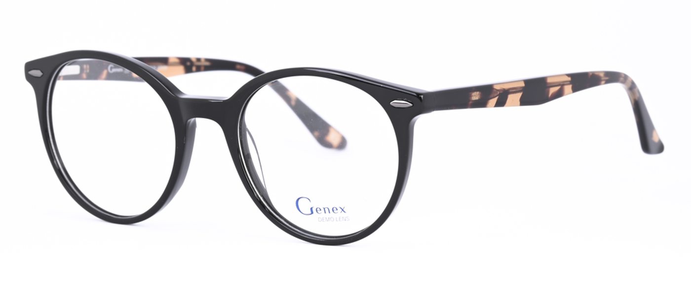 Genex optical frame for men full rim acetate   size 52-20-140