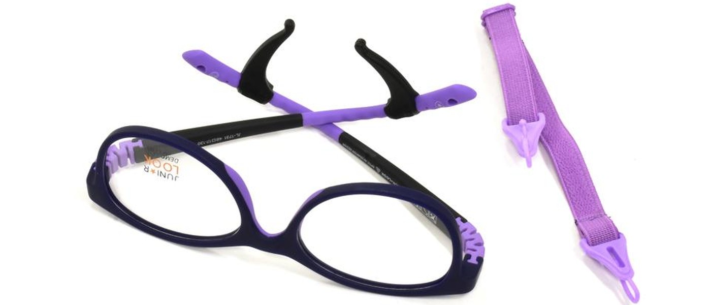 JuniorLook optical frame for girls full rim TR90 size 48-17-130