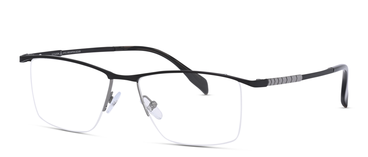 Elfspirit optical frame for men half rim titanium size 56-17-150