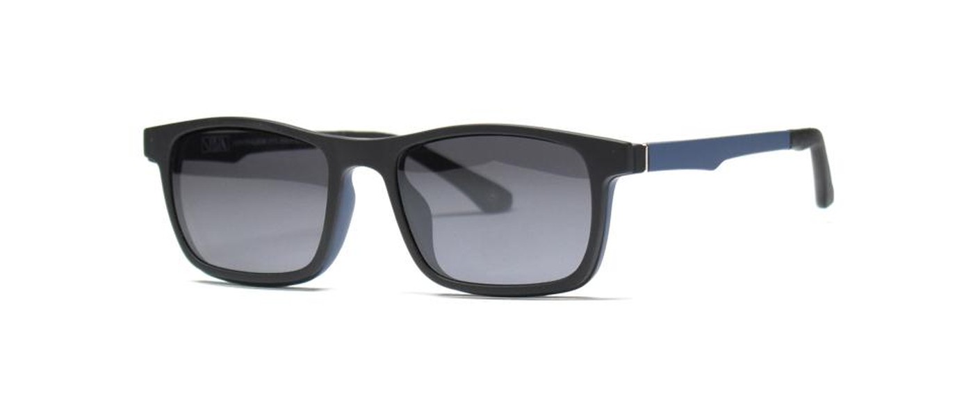 JuniorLook optical frame for boys full rim polarized clip-on TR90 size 49-17-125