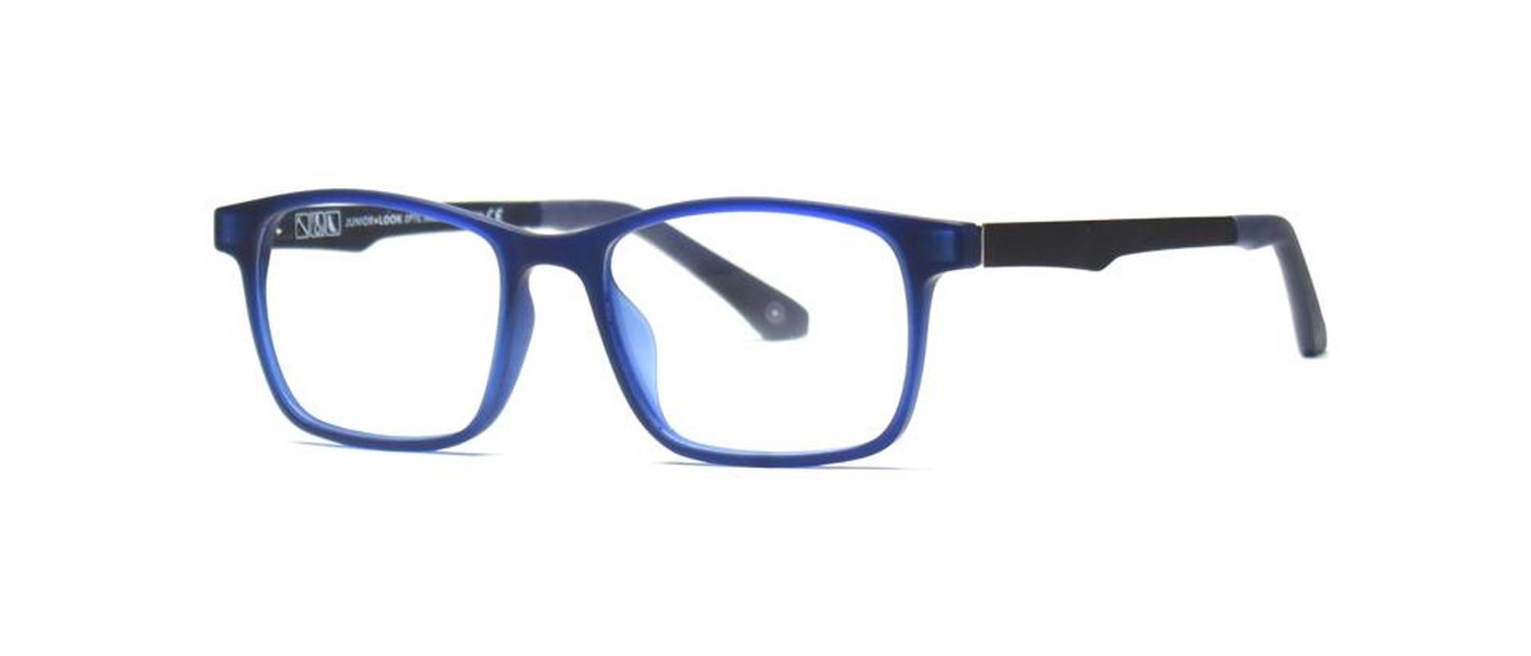 JuniorLook optical frame for boys full rim polarized clip-on TR90 size 49-17-125