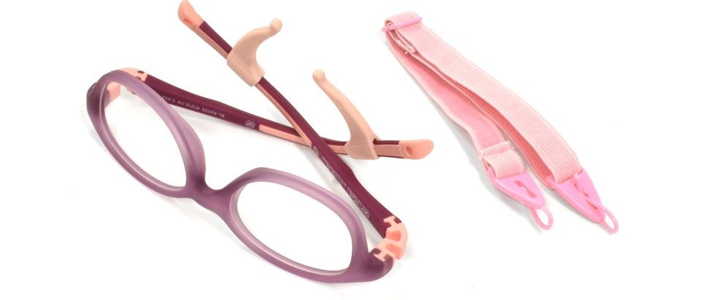 BabyLook optical frame for girls full rim TR90 size 41-15-116