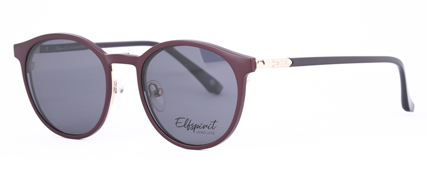 Elfspirit optical frame for women Polarized clipon full rim metal size 49-19-143