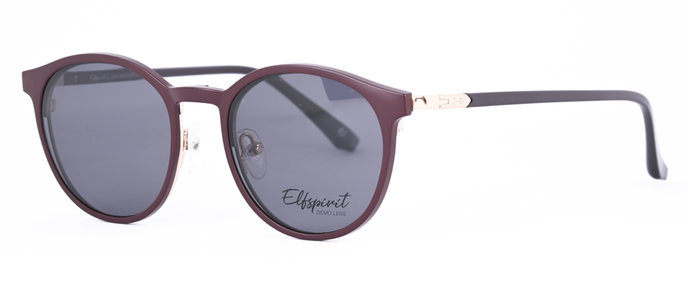 Final SALE Elfspirit optical frame for women Polarized clipon full rim metal size 49-19-143