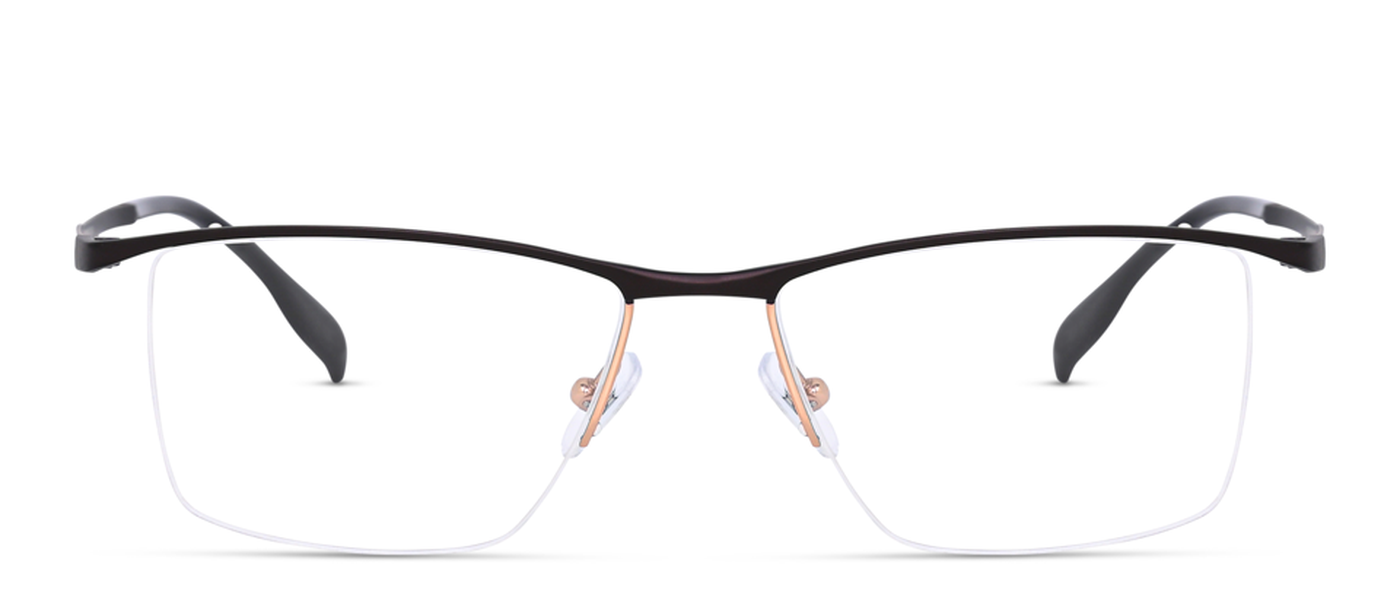 Final SALE Elfspirit optical frame for men half rim titanium size 56-17-150