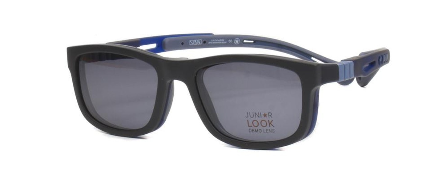 JuniorLook Optical Frame for boys full rim Polarized clipon TR90 size 45-15-130
