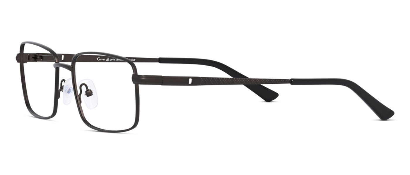 DISCONTINUED Genex optical frame for men full rim metal size 55-17-140