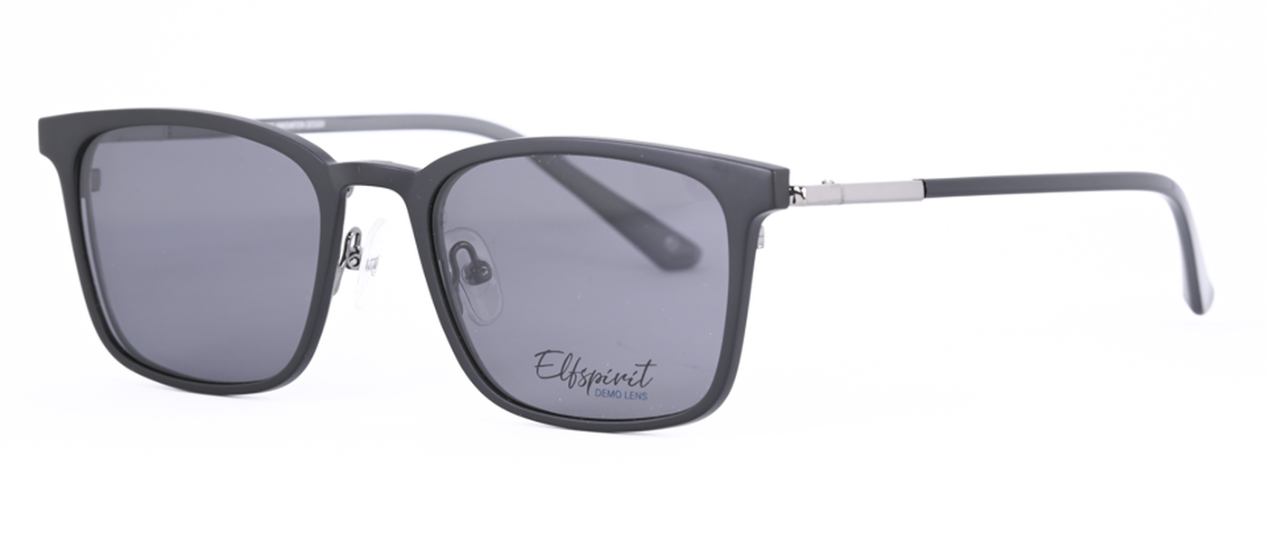 Elfspirit optical frame for men Polarized clipon full rim metal size 53-20-145