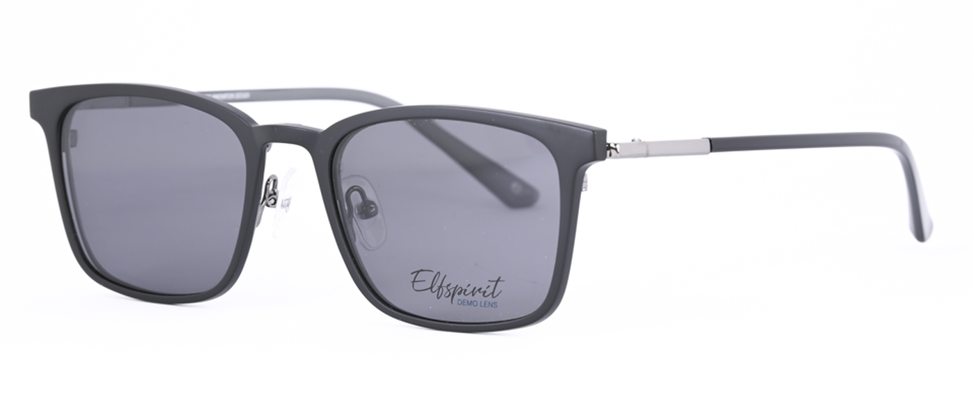 Final SALE Elfspirit optical frame for men Polarized clipon full rim metal size 53-20-145