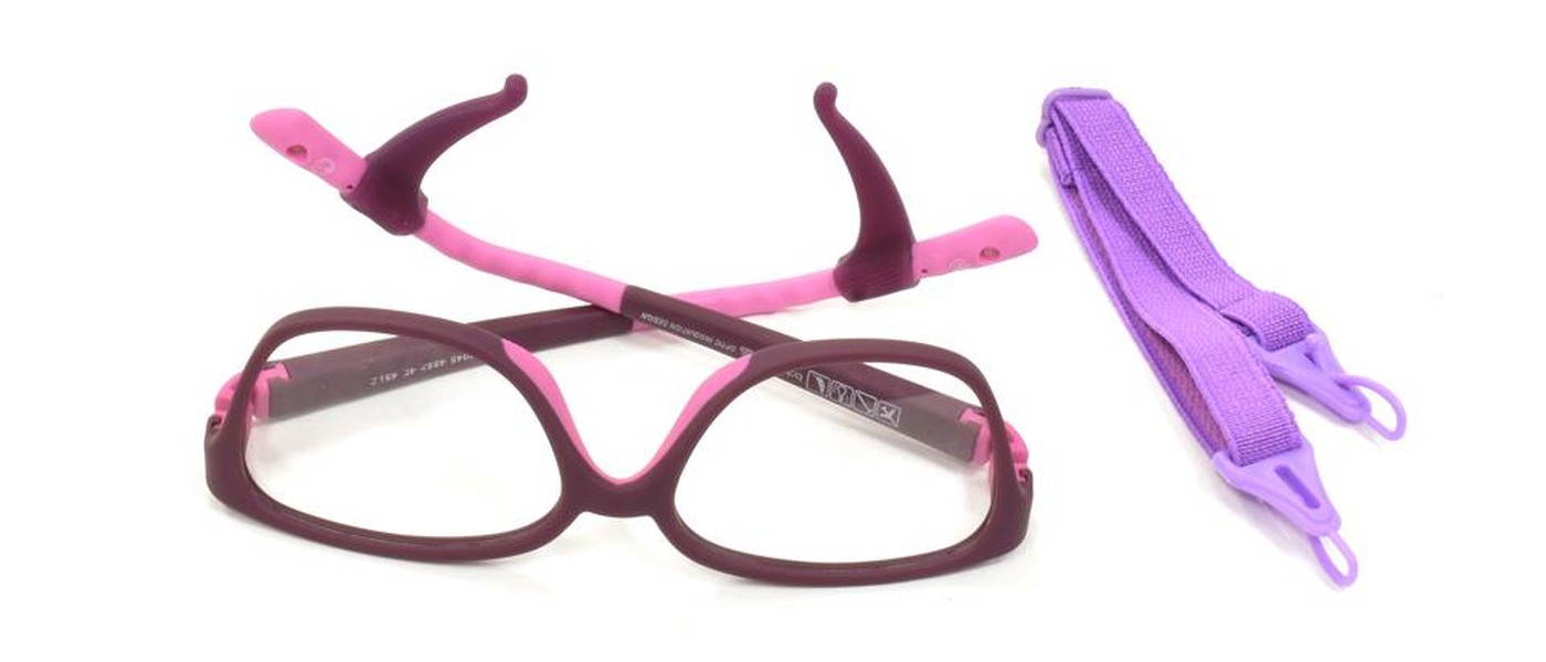 BabyLook optical frame for girls full rim TR90 size 45-16-130