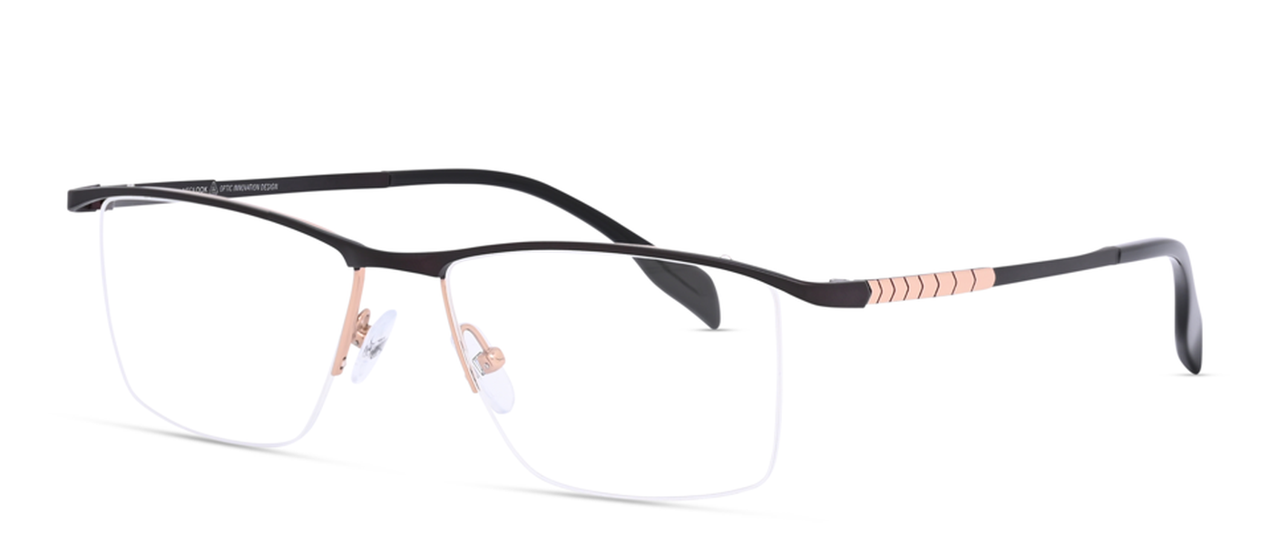 Final SALE Elfspirit optical frame for men half rim titanium size 56-17-150