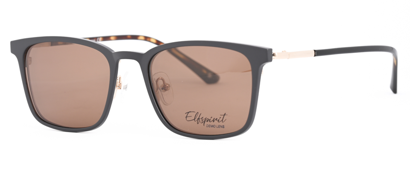 Elfspirit optical frame for men Polarized clipon full rim metal size 53-20-145