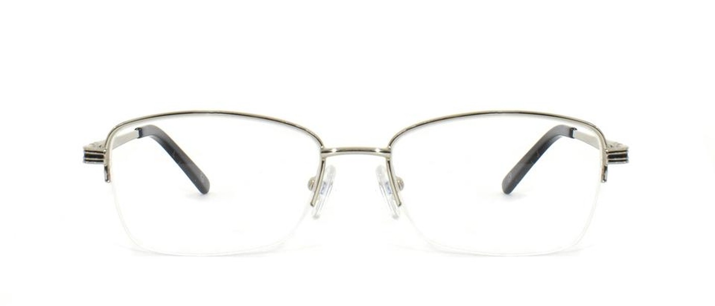 Final SALE Genex optical frame for women half rim metal size 53-17-135