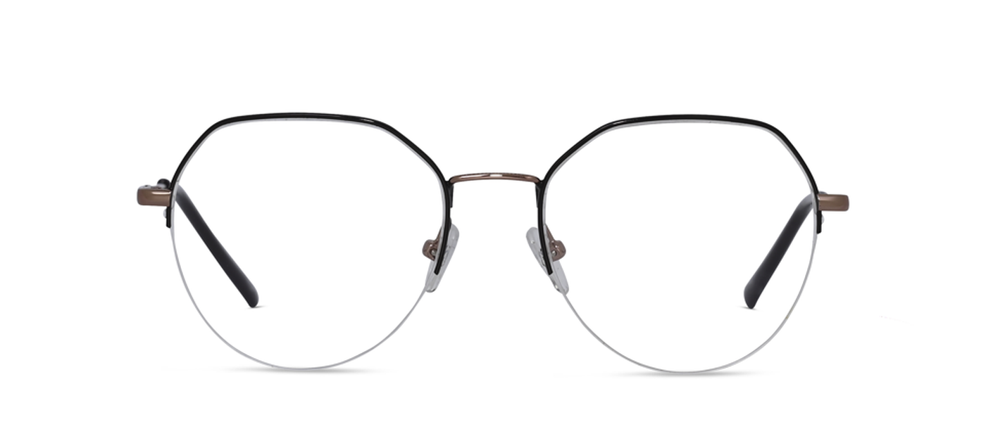 Elfspirit optical frame for women half rim metal size 51-18-135