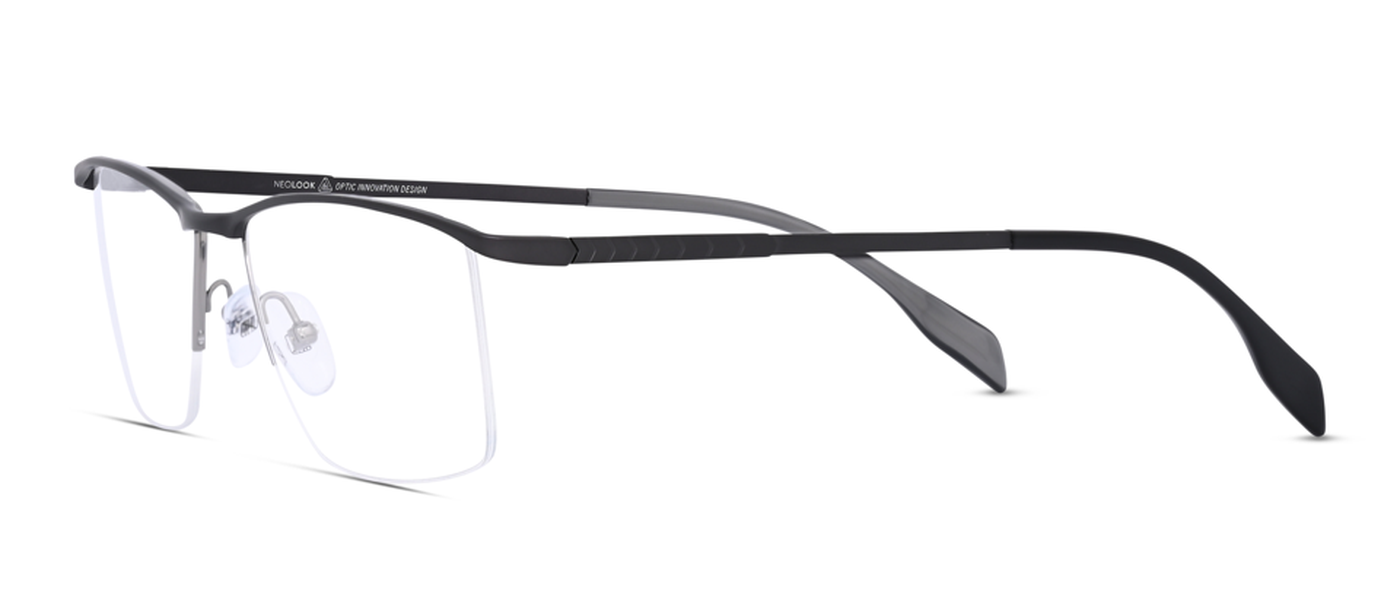 Elfspirit optical frame for men half rim titanium size 56-17-150