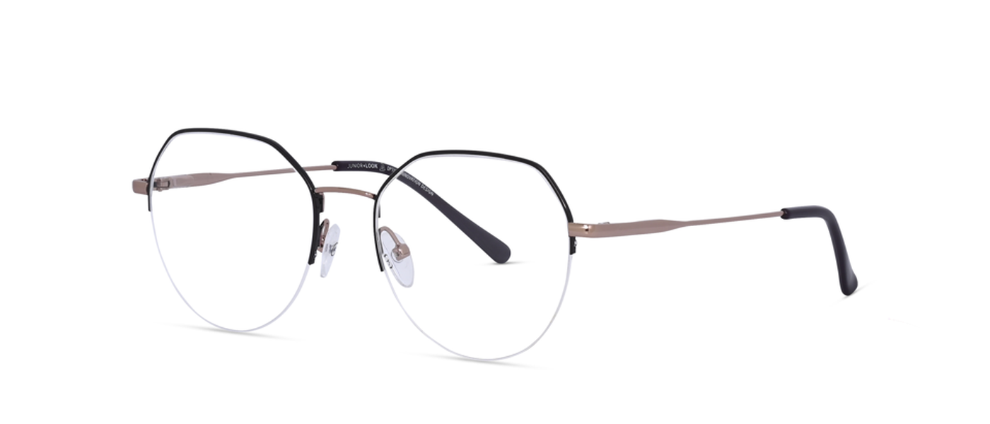 Elfspirit optical frame for women half rim metal size 51-18-135