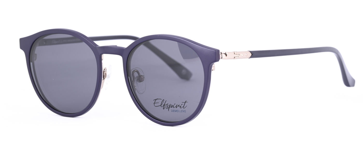 Elfspirit optical frame for women Polarized clipon full rim metal size 49-19-143