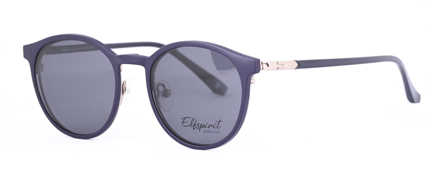 Final SALE Elfspirit optical frame for women Polarized clipon full rim metal size 49-19-143