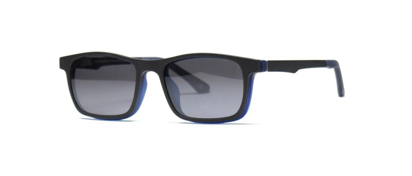 JuniorLook optical frame for boys full rim polarized clip-on TR90 size 49-17-125