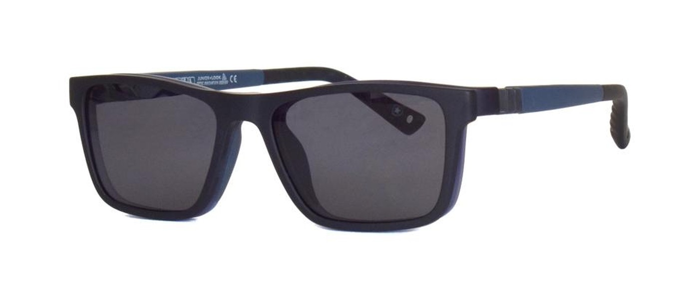 JuniorLook optical frame for men full rim Polarized clipon TR90 size 50-16-130