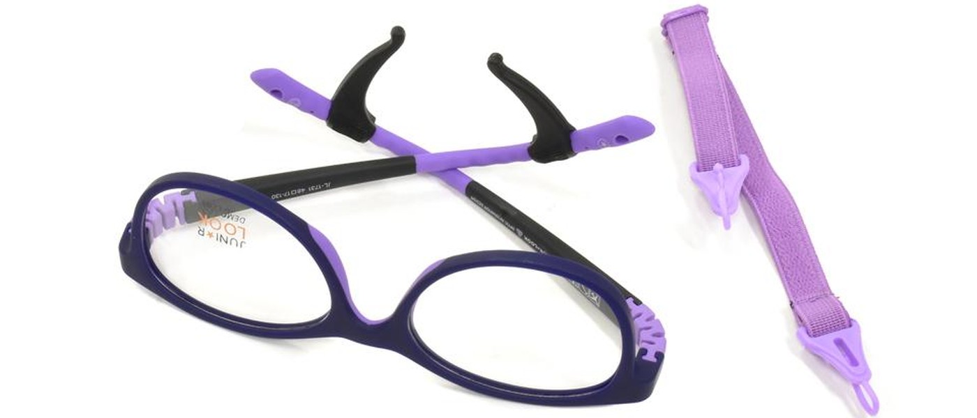 JuniorLook optical frame for girls full rim TR90 size 48-17-130