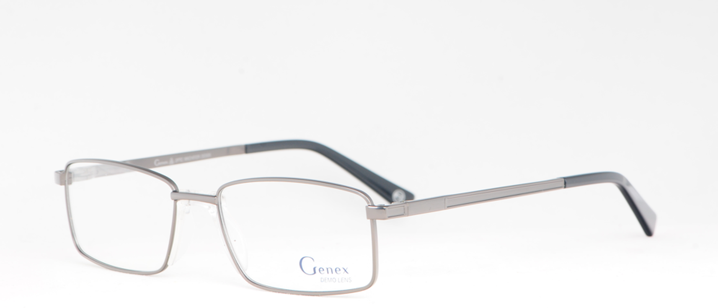 DISCONTINUED Genex optical frame for men full rim metal size 53-17-140